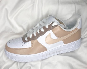 white and nude air force