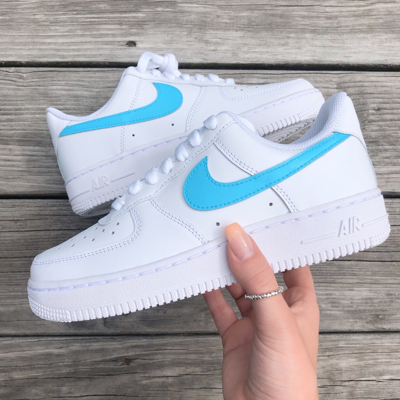 colourful air force 1s