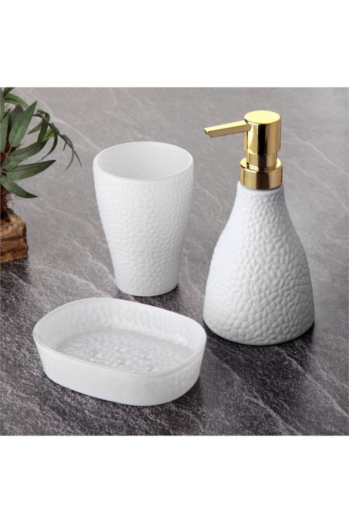 Bathroom Set White Red and Gray Bathroom Set Glass Bathroom - Etsy