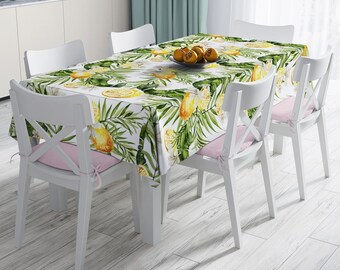 EasyNappes Tablecloth Anti-Stain Rectangular 60x95 inch Astrid Ecru