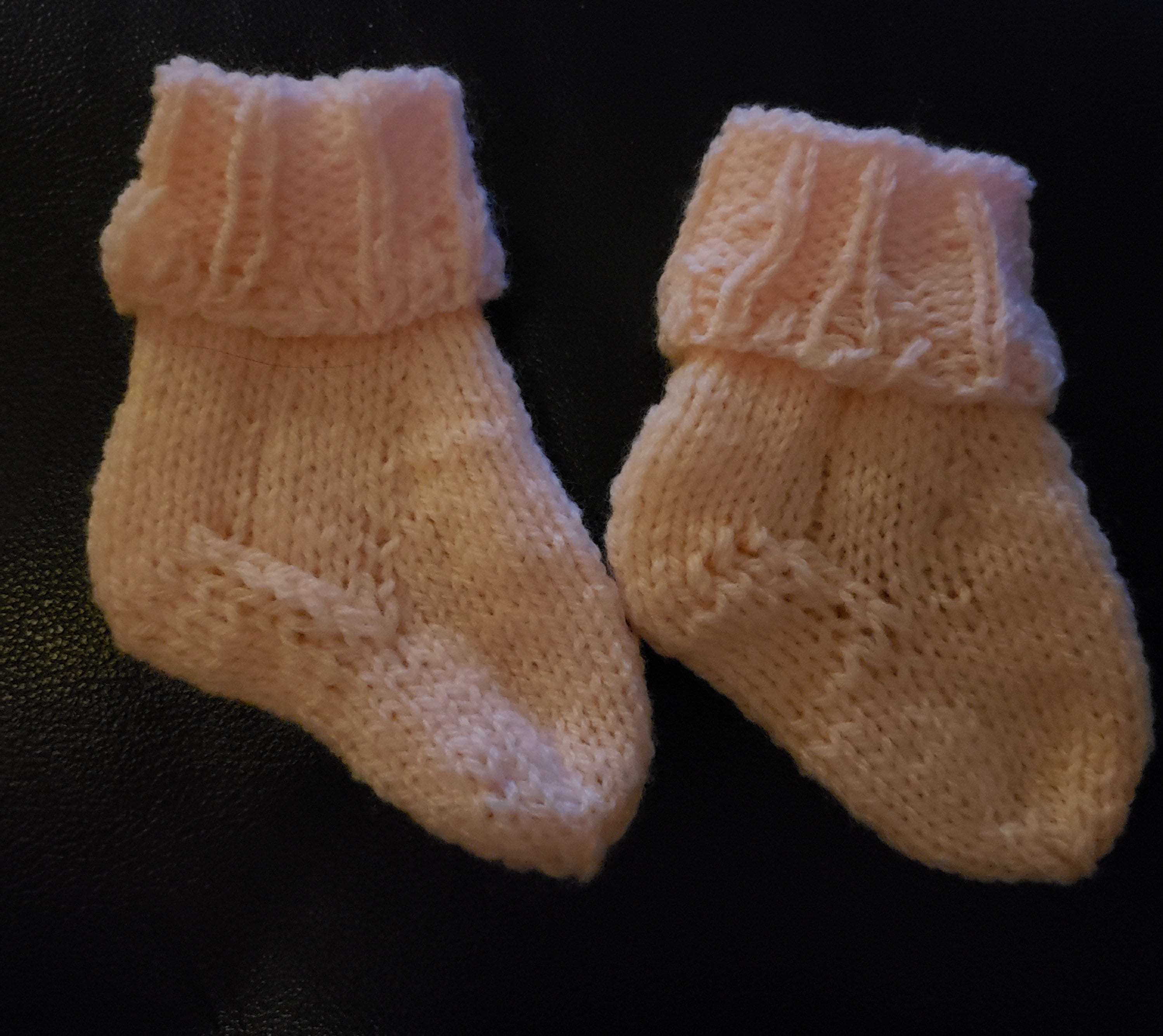 Crochet Baby Sock Pattern Etsy