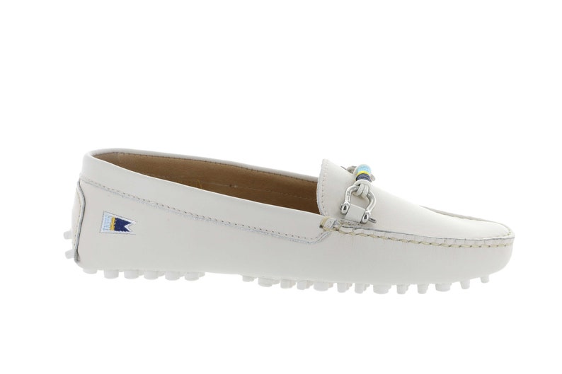 womens white leather boat shoes