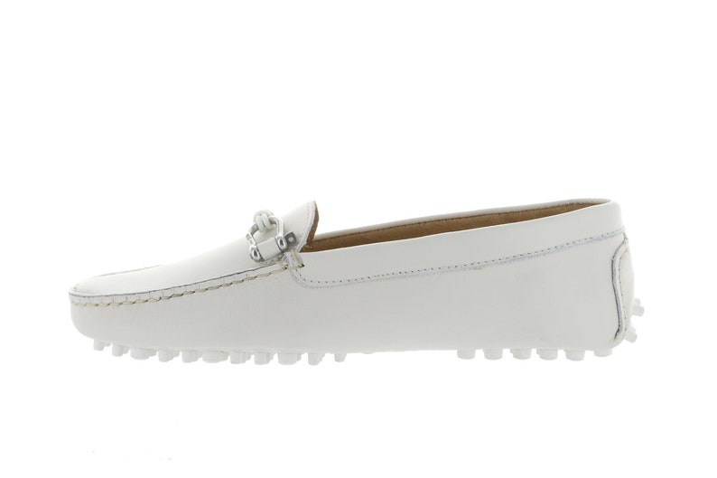 womens white leather boat shoes