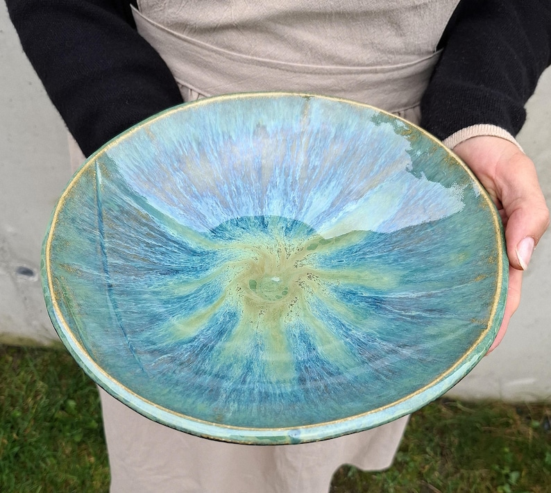 Large Ceramic Bowl, Fruit Bowl, Decorative Bowl, Kitchen Decor, Modern