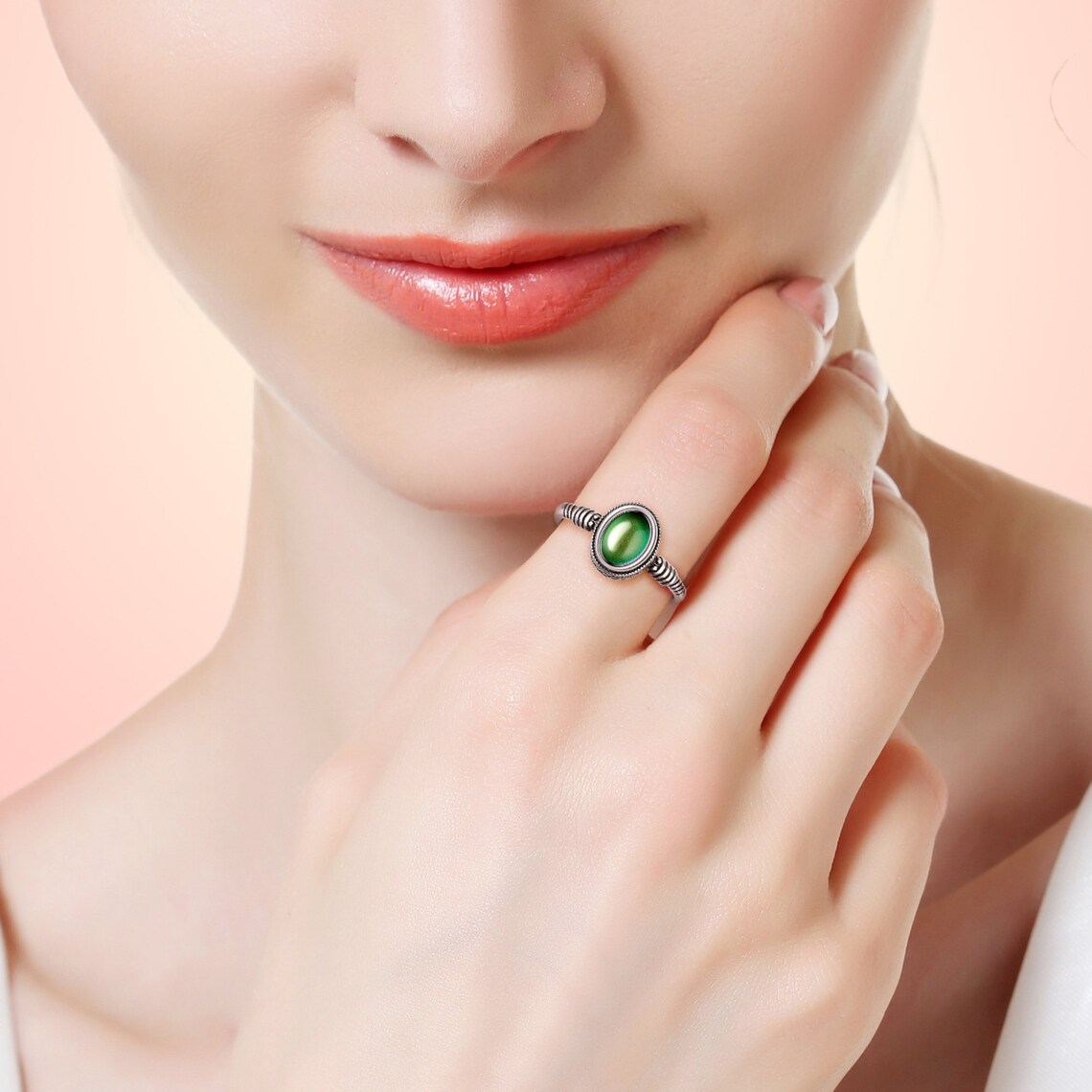 Mood Rings for Women Sterling Silver For Girls 925 Etsy