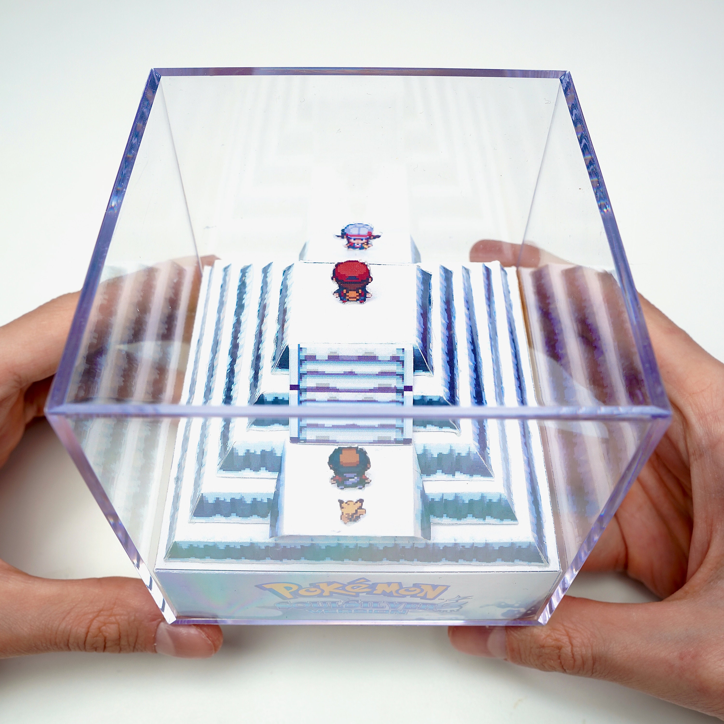 Pokemon Soul Silver/Heart Gold Red Battle Cubic Diorama – ARTS-MD