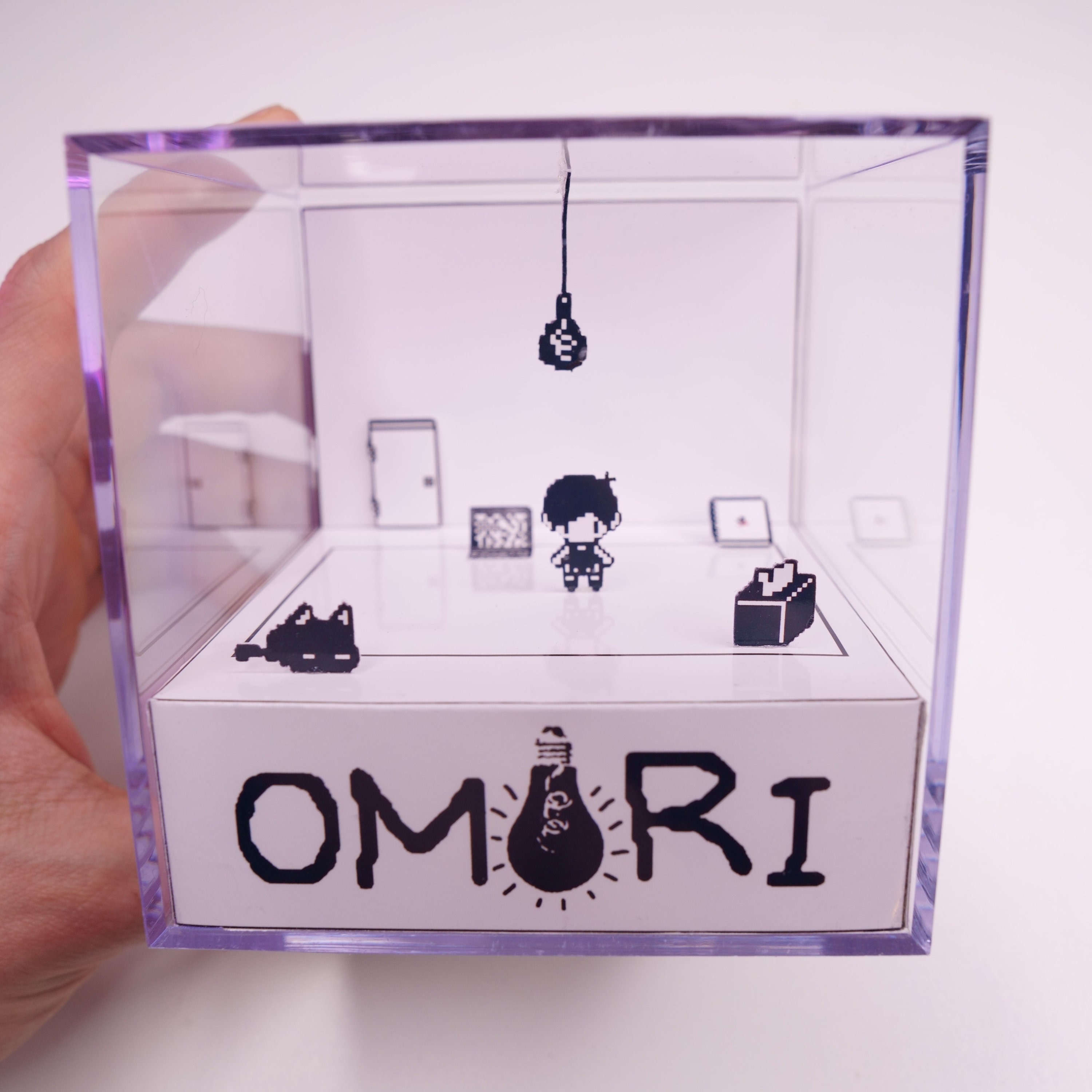 OMORI White Space 3D Cube Diorama Omori Acrylic Box Gift Etsy Finland