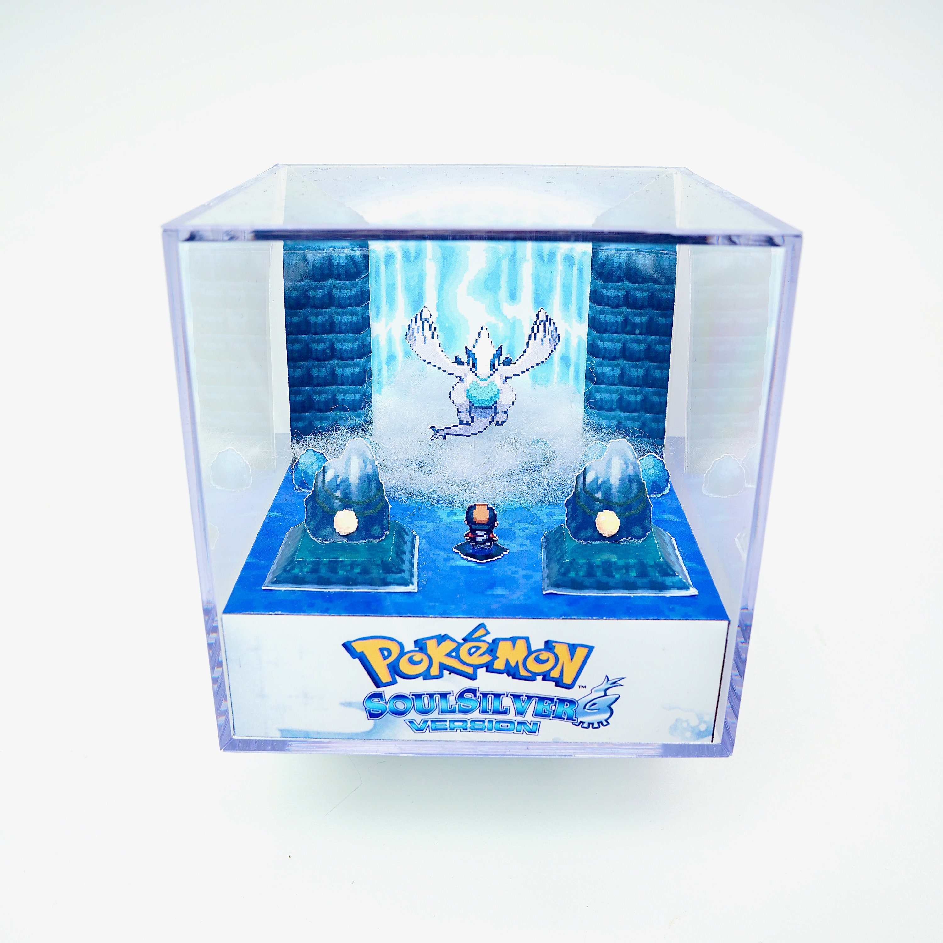 Pokemon Soul Silver/Heart Gold Red Battle Cubic Diorama – ARTS-MD