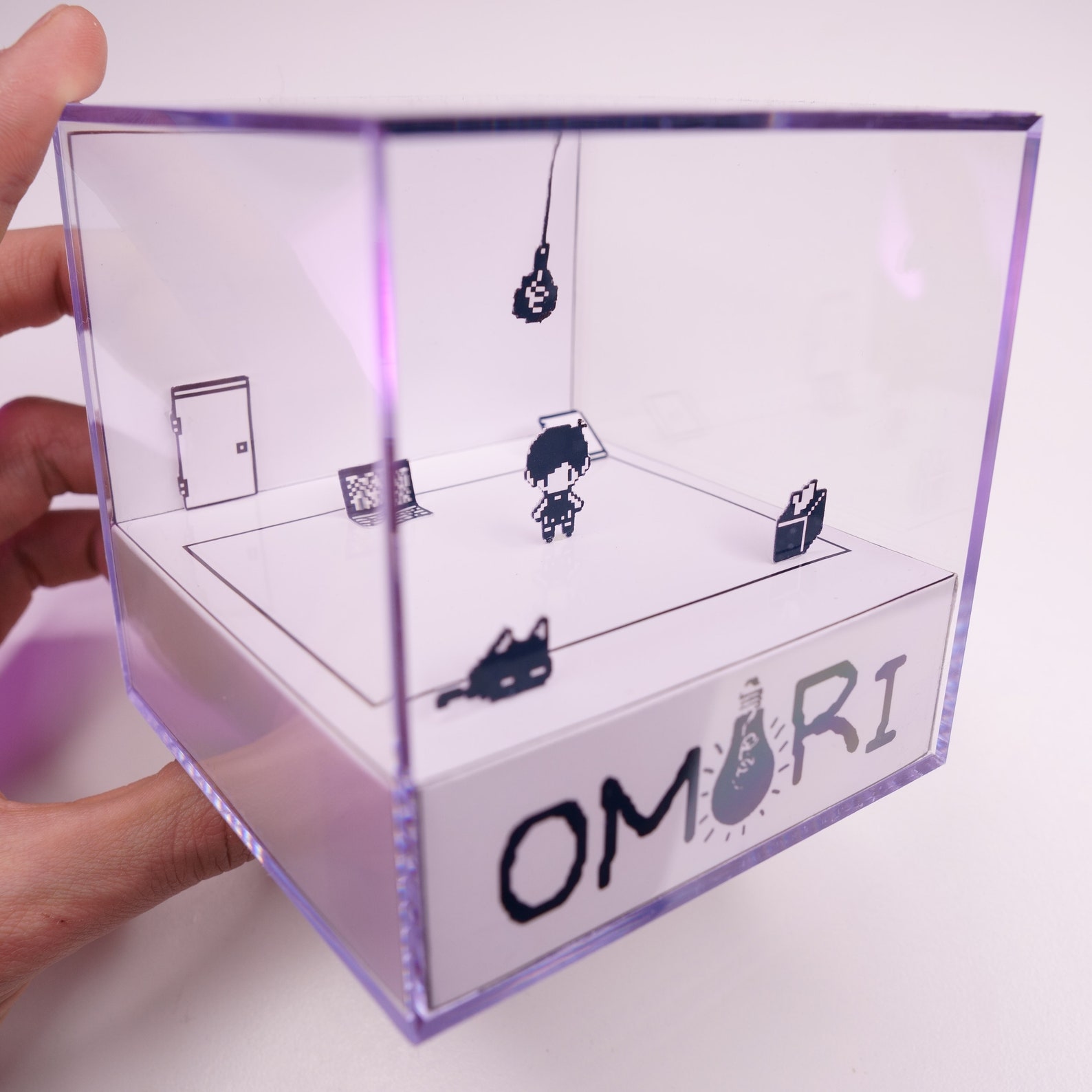 OMORI White Space 3D Cube Diorama Omori Acrylic Box Gift Etsy Israel