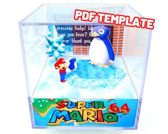 スーパーマリオ64 - DIYテンプレート - 3Dゲームキューブ