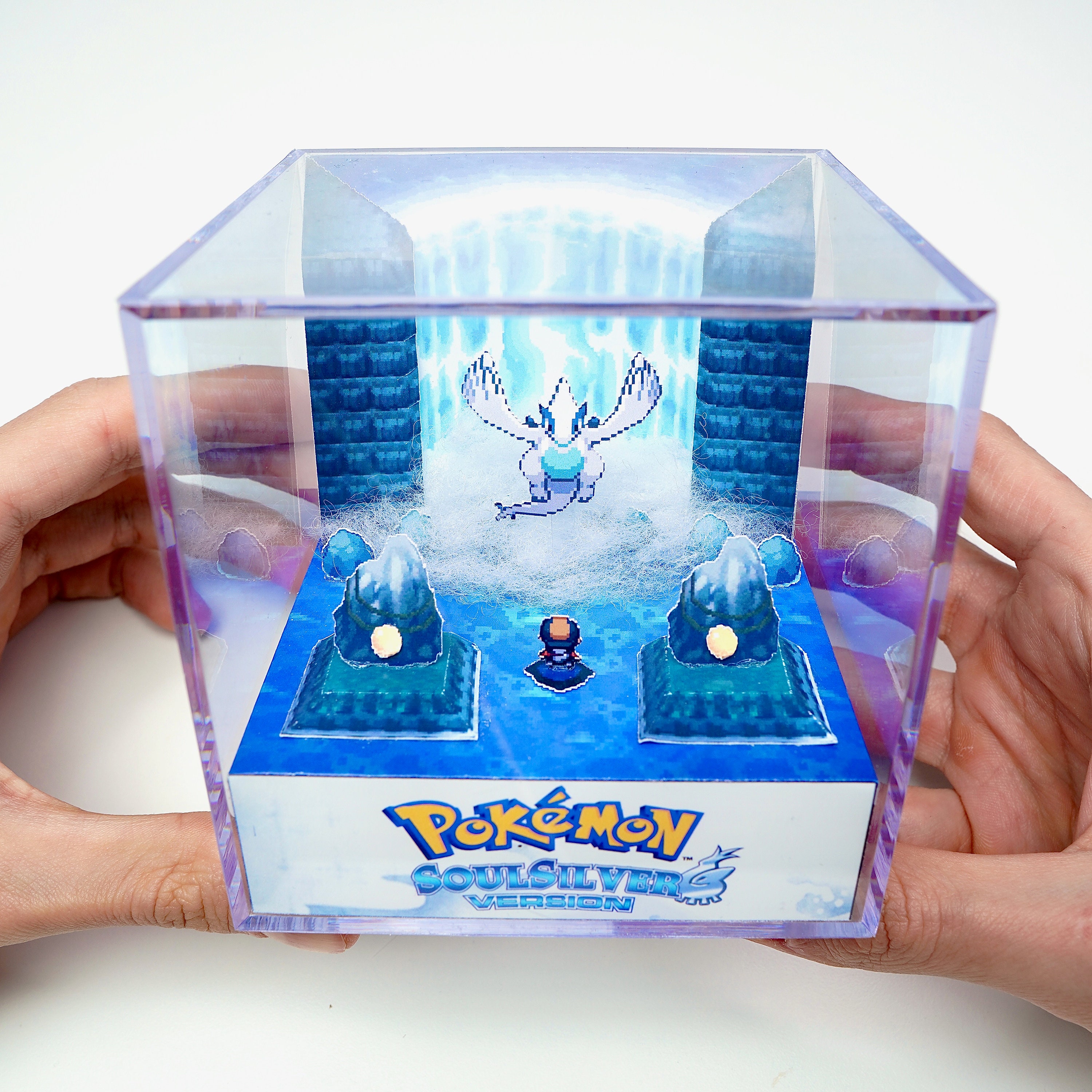 Pokemon Soul Silver/Heart Gold Red Battle Cubic Diorama – ARTS-MD