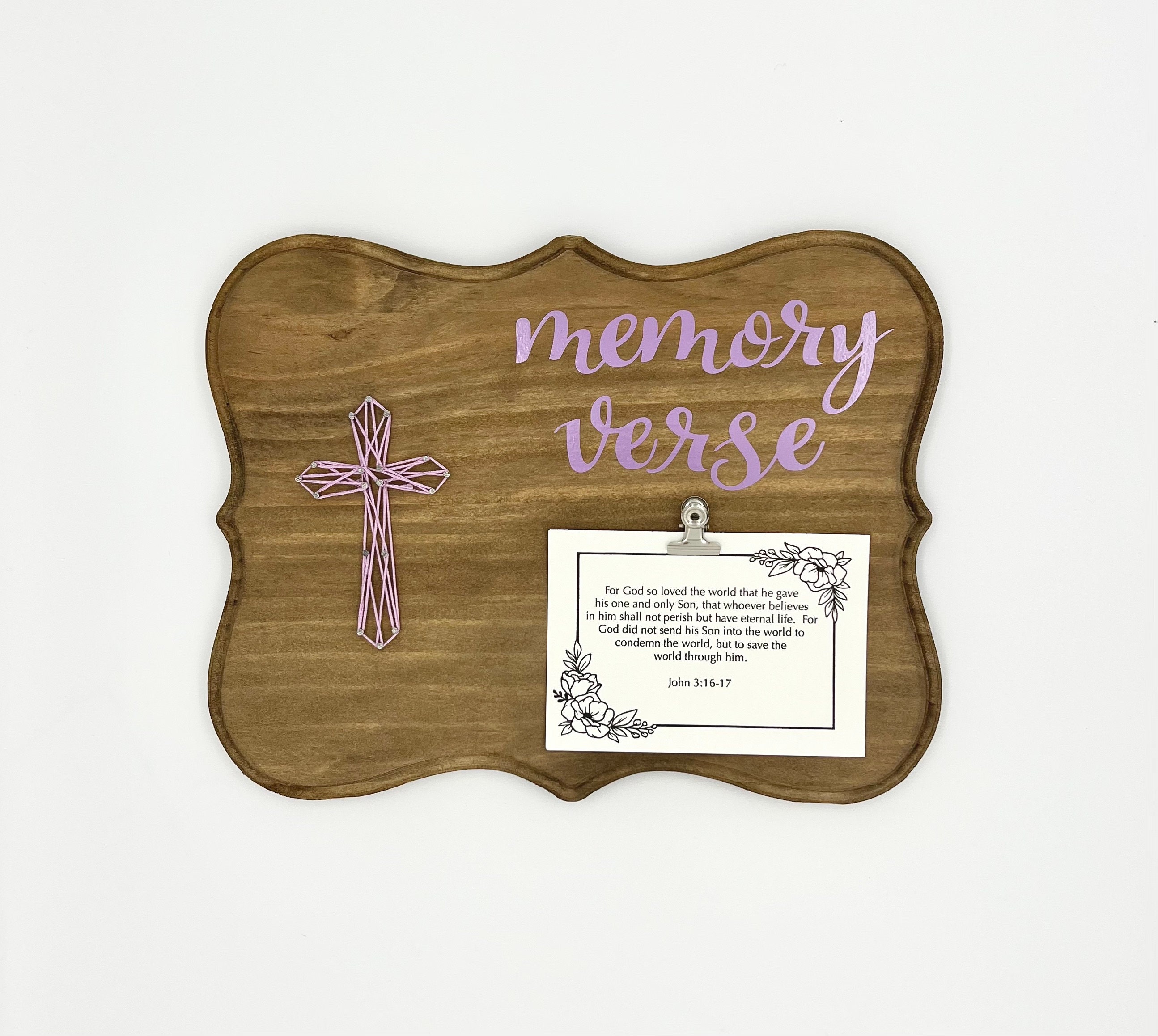 Bible Memory Verse Boards/scripture Memory Verse Board/awana/bsf