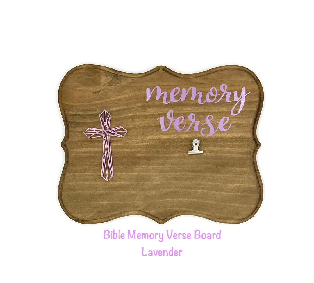 Bible Memory Verse Boards/scripture Memory Verse Board/awana/bsf