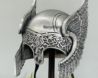Thor Ragnarok Helmet - God of Thunder Cosplay Helmet Halloween Costume Helmet