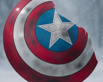 Captain America Broken Shield: Aluminum Avenger Endgame Cosplay Shield