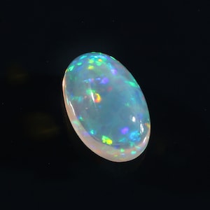 Opal Cabochons Jewelry Making Welo Opal,Opal Crystal 6.60Ct AAA Grade Opal Oval 12.5x20.5x4.5 Fire Opal Natural Ethiopian Opal Gemstone