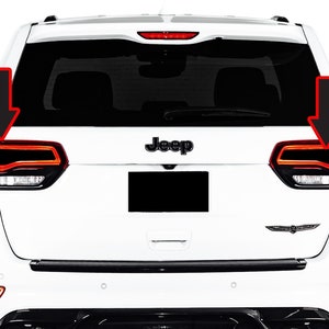 Taillight Smoke Tint Decal Overlay Fits 14-20 Jeep Grand Cherokee Laredo limited trackhawk
