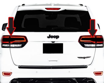 Taillight Smoke Tint Decal Overlay Fits 14-20 Jeep Grand Cherokee Laredo limited trackhawk