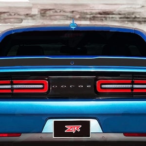 Solid Spoiler Blackout Vinyl Decal Fits Dodge Challenger sxt rt gt srt scatpack