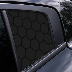 Solid Honeycomb Third Window Decals Fits Dodge Charger sxt rt gt srt scatpack
