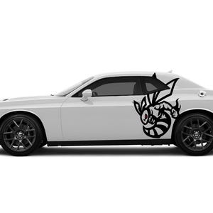Extra Large Fire Bee Body Side Vinyl Decal Graphics Fits Dodge Challenger sxt rt gt srt scatpack