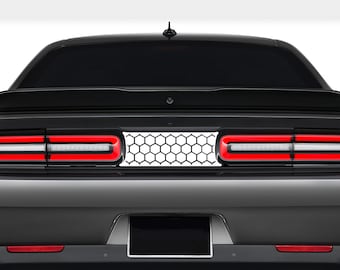 Sticker séparateur de feu arrière en nid d'abeille pour Dodge Challenger sxt gt rt srt scatpack