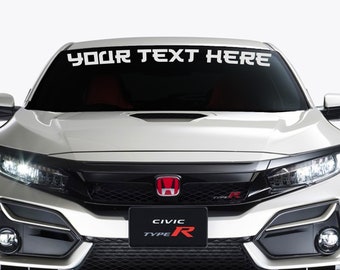 Decoración Auto Vinilo Calcomanía Vinilo Honda Kanji - Pegatina Para Accord, Civic, Fit - Estilo JDM Race/Drift Adhesivo Coche Honda JDM - Foto 7