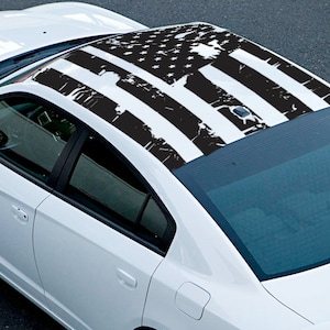 USA Roof American Flag Decal Fits Dodge Charger sxt rt gt srt scatpack