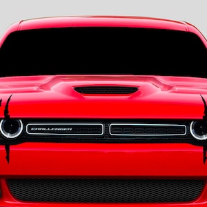 2 Headlight Claws Scratch Vinyl Decals Fits Dodge Challenger sxt rt gt srt scatpack
