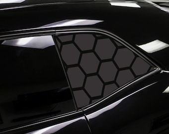 Third Window Honeycomb Decals Fits Dodge Challenger sxt gt rt srt scatpack