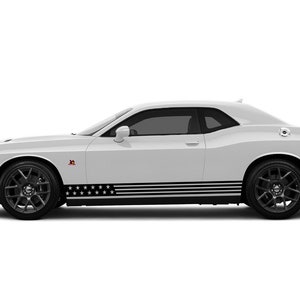 American Rocker Panel Stripes Fits Dodge Challenger sxt rt gt srt scatpack