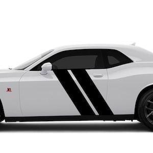Dual Side Body Stripes Fits Dodge Challenger sxt gt rt srt scatpack hellcat