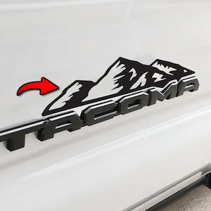 Mountain Decal with Mountains, Mountain Decal, over the badge Decal Fits 3rd Gen Toyota Tacoma