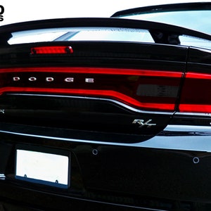 Superposition d'autocollants teintés pour feux arrière partiels pour Dodge Charger sxt rt gt srt scatpack 2011-2014