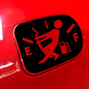 Decalcomania in vinile con logo stilizzato per sportello del serbatoio, adatta per Dodge Charger SXT RT GT SRT Scatpack