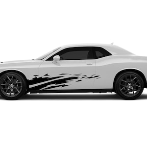 Modern Splatter Vinyl Decals Fits Dodge Challenger sxt rt gt srt scatpack