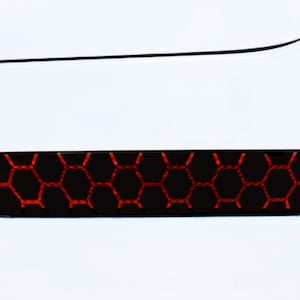 Solid Honeycomb Side Marker Light Decal Overlay Fits Dodge Challenger SXT RT SRT Scatpack