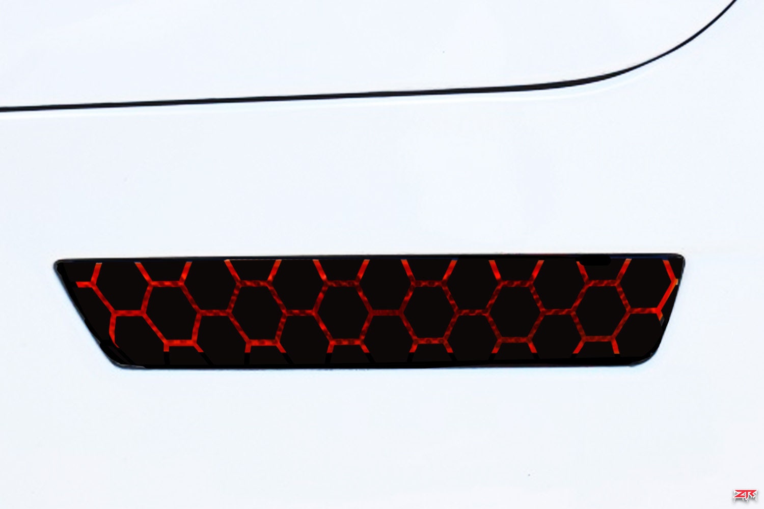 Solid Honeycomb Side Marker Light Decal Overlay Fits Dodge
