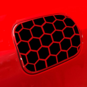 Solid Honeycomb Fuel Door Vinyl Decal Fits Dodge Charger sxt rt gt srt scatpack