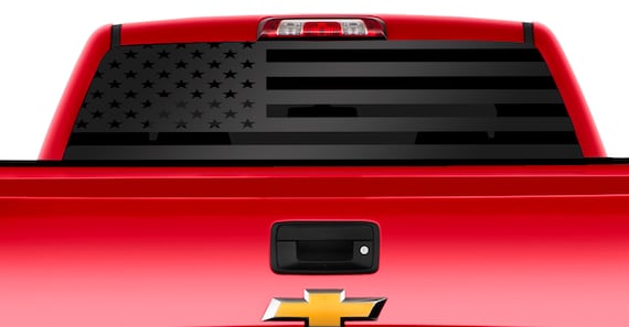 USA American Flag Rear Window Vinyl Decal SUV Silverado 22x65 - Etsy