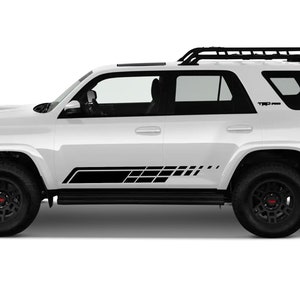 Gradient Side Stripes Vinyl Decal Stripes Fits Toyota 4runner