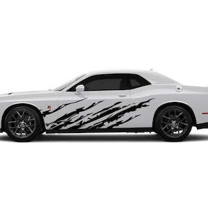 Ripped Splatter Large Side Vinyl Decal Graphics Fits Dodge Challenger sxt rt gt srt scatpack