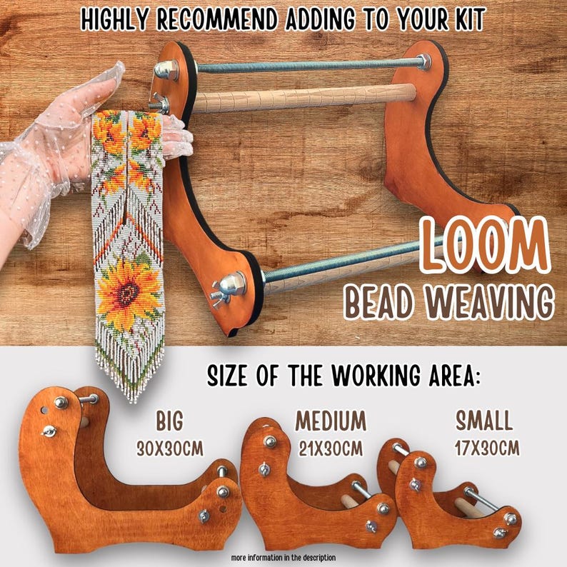 DIY Bead Loom Necklace Kit – American Native Eagle Orchid Pattern ...