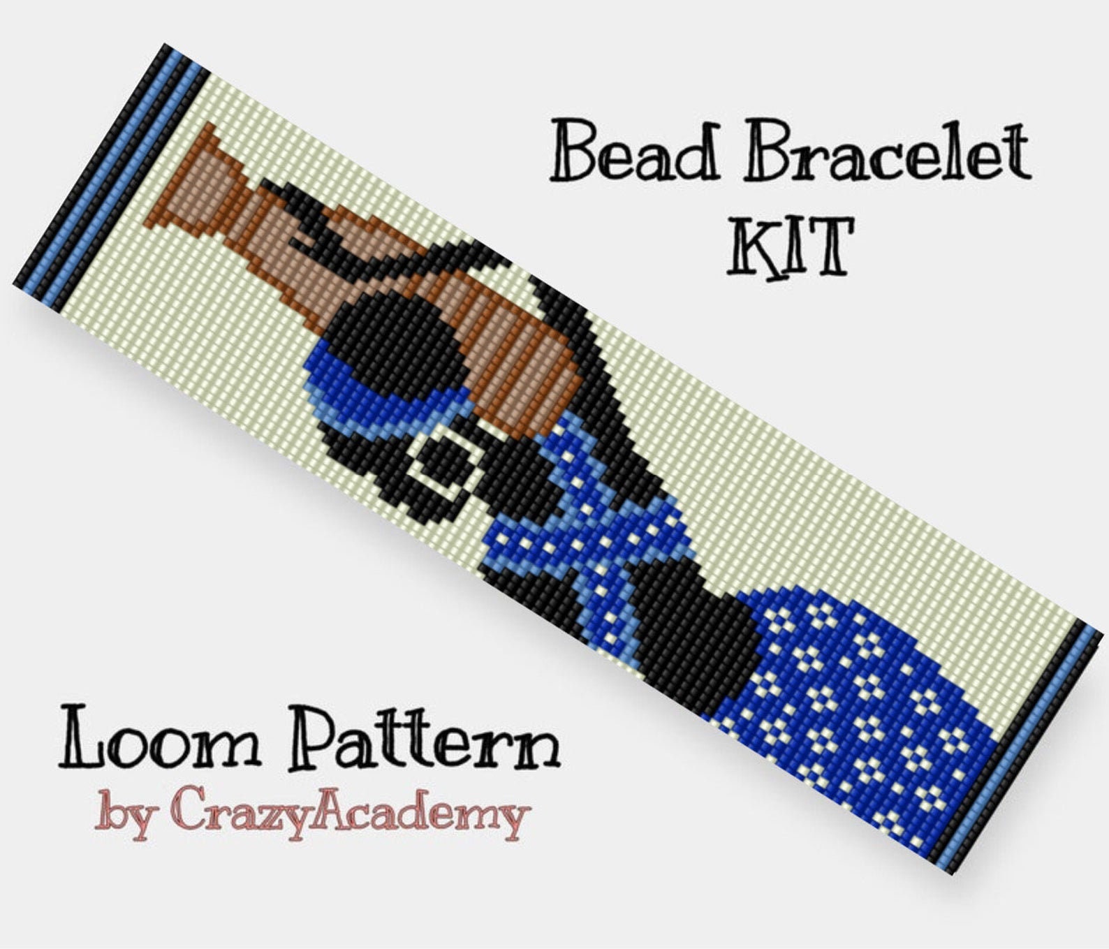 KIT to Make Africa Loom Beading Bracelet DIY Colorful Loom Etsy