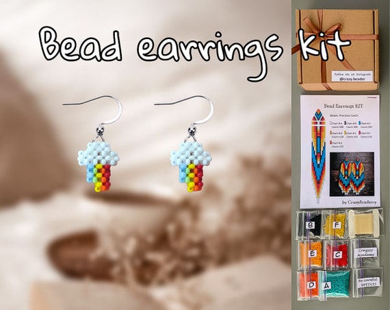 For the Love of Beading D.I.Y. Beaded Earring Making Kit - DroneUp