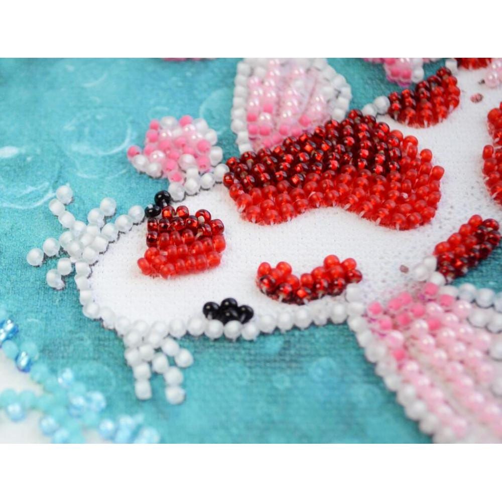 Ensemble de broderie de perles coquelicots rouges, kit de perles à l