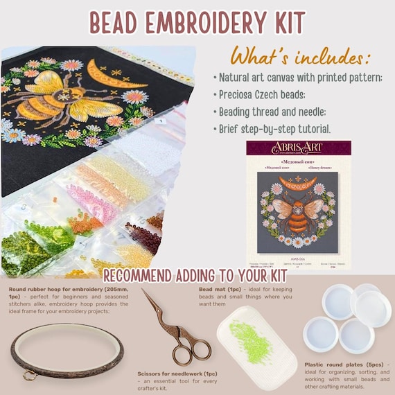 3D Octopus Bead Embroidery Kit - DIY Ocean Craft For Beginners & Adults, Includes Beads, Wire & Instructions, Fun Creative Project