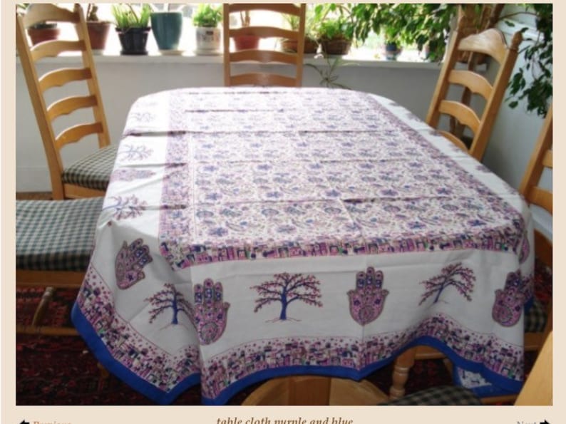 Extra Photos of Jewish Tablecloths Etsy