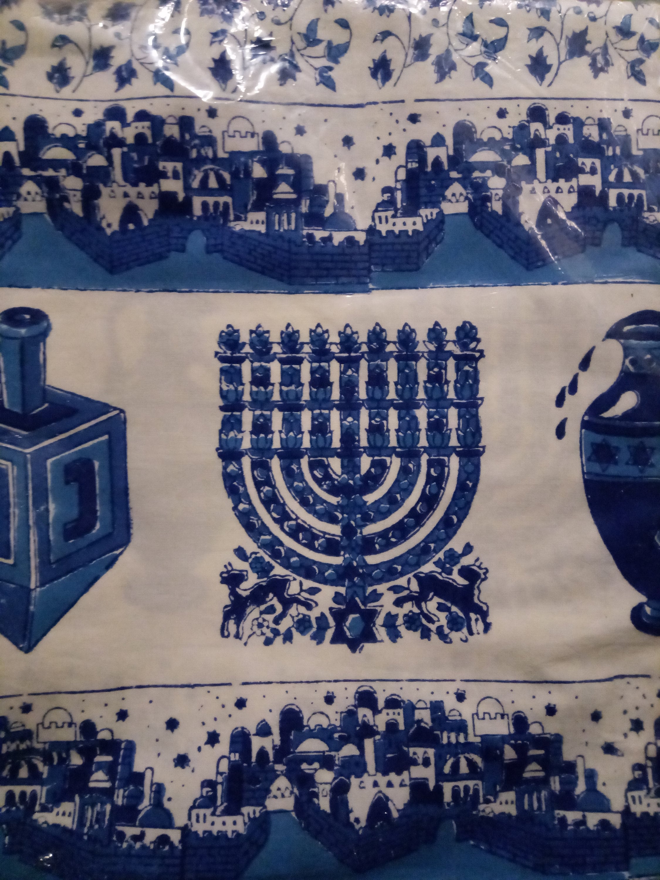 70x108 inch Jewish Tablecloth. Seats 810 people. Etsy