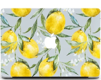 Citrus Macbook Pro 16 Case 13 Inch Lemon Macbook Air Case Macbook Pro 13 Inch Case Watercolor Laptop Case Macbook Pro 15 Inch Case YD1061